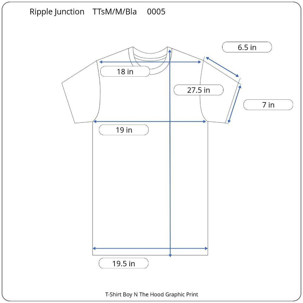 T-Shirt Boy N The Hood Graphic Print - Picture 4 of 6